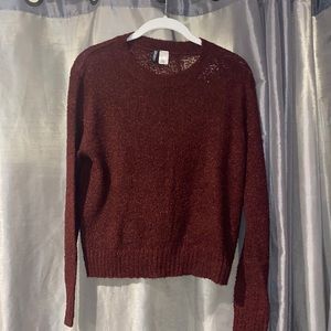 Maroon sweater